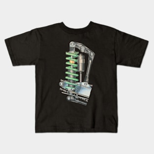 Engineer  Hot Motorbike Garage Kids T-Shirt